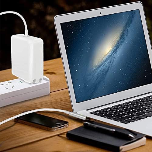 60 W Mac Book Pro Charger with L-Tip Magnetic Connector for Enhanced Compatibility – Lightweight, Portable Design for 13-inch Models (Pre-Mid 2012) – Fast, Safe Charging with Built-In Heat Dissipation and Secure Magnetic Connection – Perfect for Travelers and Everyday Use