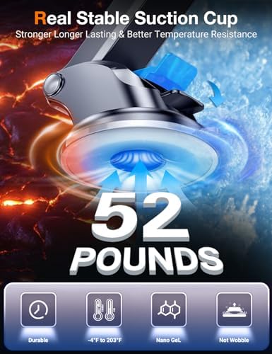 TORRAS 2 Pack Versatile Car Phone Holders – Ultimate Dashboard, Vent & Windshield Mounts for i Phone/Pro Max – Secure Snug-Hold Clamps for Effortless Hands-Free Navigation – Instant Tool-Free Installation, Adjustable Viewing Angles, Durable Design Tailored for Daily Use and Enhanced Driving Safety