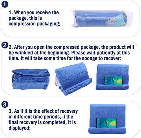 Ultimate Comfort Multi-Angle Tablet Holder and Phone Stand Set – Lightweight and Sturdy Design with Storage Pocket – Ergonomic Cushion for Enhanced Stability and Versatile Use – Modern Black and Light Green Aesthetic for Stylish Workspaces and On-the-Go Convenience