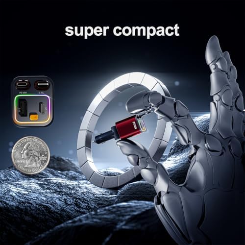 Revolutionary 2025 Micro-Version 4-in-1 Retractable Car Charger – 69 W Fast Charging USB C Adapter for i Phone 16/15/14/13, Samsung Galaxy, i Pad, Pixel – Ultimate Convenience with Tangle-Free Design and Enhanced Compatibility for All Your Devices