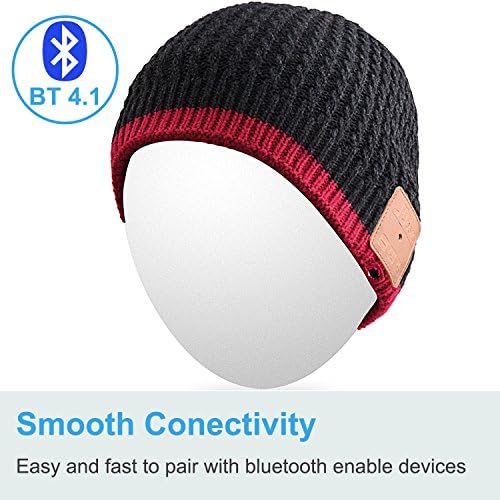 Bluetooth Beanie with Washable Wireless Headphones – Ultimate Outdoor Gear Featuring Bluetooth 5.0 for Crystal Clear Sound and Hands-Free Calls, Perfect for Hiking, Jogging, and Chill Days Outdoors