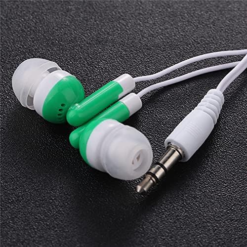 Vibrant 25 Pack Kids Wired Earbud Headphones – Disposable, Individually Bagged, Perfect for Classroom Use and School Libraries – Cost-Effective Bulk Solution with Enhanced Device Compatibility and Comfort for Young Learners