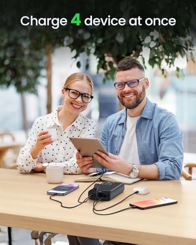 High-Capacity 50000 m Ah Portable Power Bank with Fast Charging 22.5 W – Multi-Device USB-C Battery Pack for i Phone, Samsung Galaxy & More – Ultimate Reliability for On-the-Go Charging