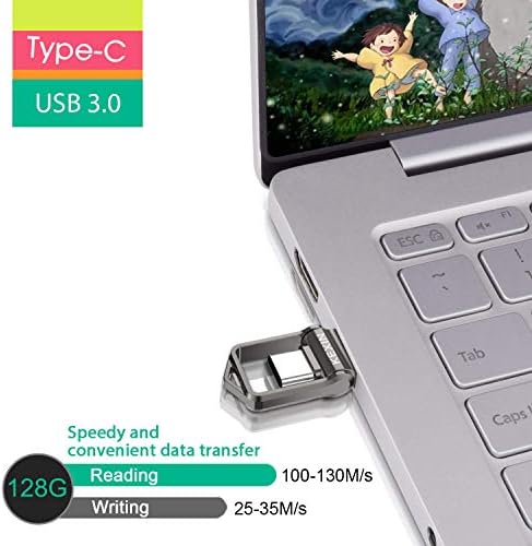 KEXIN 64 GB USB C Flash Drive – Ultra-Fast USB 3.0 Dual Connector Mini Drive for Type-C Devices – Portable OTG Memory Stick for Android Smartphones & Tablets – Robust Metal Design for Everyday Use