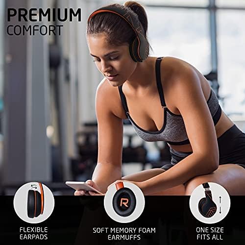 Discover the Ultimate Wireless Over-Ear Bluetooth Headphones with 50-Hour Playtime – Immerse Yourself in Hi-Fi Sound and Rich Deep Bass, Perfect for On-the-Go Music Lovers, Lightweight and Foldable for Easy Travel, Seamless Compatibility with Smartphones and PCs