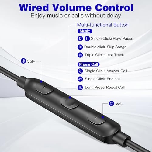 COOYA USB C Wired Earbuds for i Phone 16 Plus & Samsung S25 Ultra – Hi-Fi Stereo In-Ear Headphones with Mic, Lightweight & Durable Design for Crystal-Clear Sound and Enhanced Device Compatibility – Ideal for Travel and Everyday Use