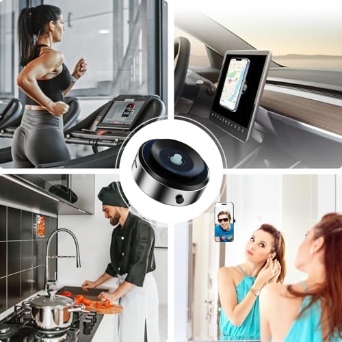 Revolutionary Magnetic Phone Holder for All Smartphones – Ultimate Hands-Free Solution with Vacuum Suction Technology for Car and Gym – Exceptional Stability and Seamless Multitasking Anywhere