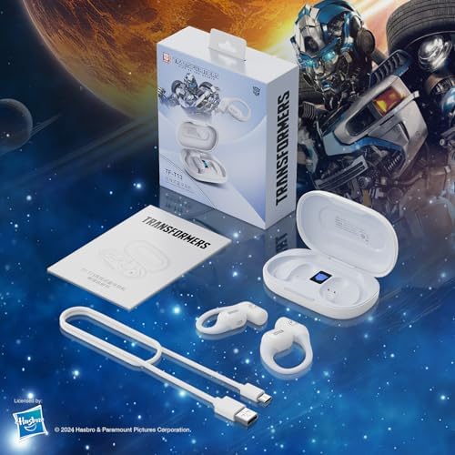 Open Ear Wireless Bluetooth Sport Earbuds with 60-Hour Battery Life – Advanced Bluetooth 5.4 Technology for Optimal Connectivity – Ergonomic Sweat-Proof Design for Runners and Gamers – HD Microphone for Crystal Clear Calls – Perfect for Fitness Enthusiasts Seeking Comfort and Awareness