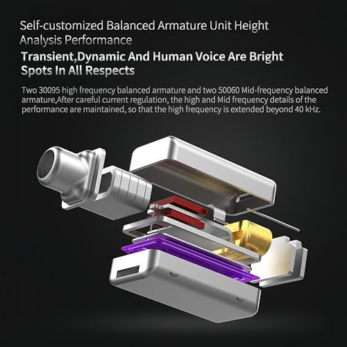 KZ ZS10 Pro In-Ear Monitor Earbuds – Superior Hybrid Audio Experience with 4 Balanced Armature + 1 Dynamic Driver Technology for Audiophiles and Gamers, Customizable Detachable Cable for Optimal Versatility, Ergonomically Designed for Comfort and Precise Sound Performance in Elegant Black Finish