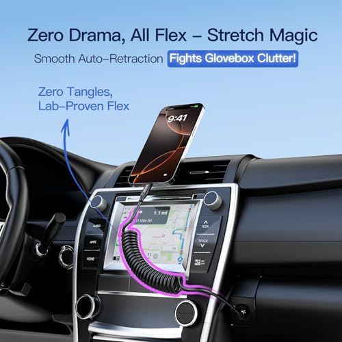 AGVEE 2 Pack 5 ft Coiled USB to USB-C Charging Cables – High-Speed 3 A Fast Charger for i Phone 16/15 Car Play, Galaxy S Series, and Google Pixel – Tangle-Free Design for Effortless Charging in Cars and at Home – USB-IF Certified for Quality and Safety – Durable, Compact, and Ideal for On-the-Go Power Solutions