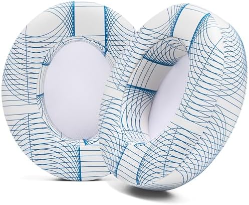 Upgrade Your Audio Experience with WC Wicked Cushions Replacement Ear Pads for Beats Studio 2 & 3 – Retro 90’s White | Luxurious PU Leather & Enhanced Foam for Optimal Sound Isolation | Perfectly Fits B0501 & B0500 Models | Not Compatible with Beats Solo | Enhanced Adhesive for Maximum Durability and Longevity