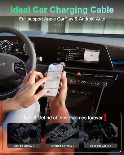 SHEZI Series 4-in-1 USB C Cable – 6 FT Fast Charging & Data Sync Cable with Lightning, Type C & USB A Connectors – 60 W Power Delivery, 480 Mbps Transfer Speed, Durable Nylon Braided Design for i Phone 16/15/14, i Pad, Samsung & Mac Book