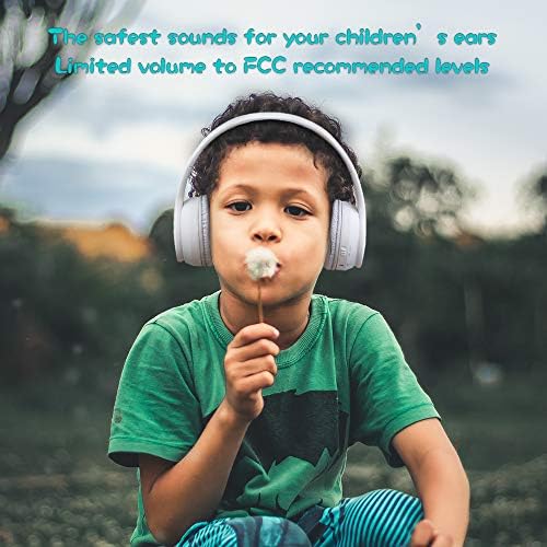 Vibrant Purple Bluetooth Headphones for Kids – Ultimate 60-Hour Playtime, Safe Volume Limiting, Foldable Over-Ear Design, Microphone & AUX Input – Perfect Wireless Headset for School, Home, and Travel Fun