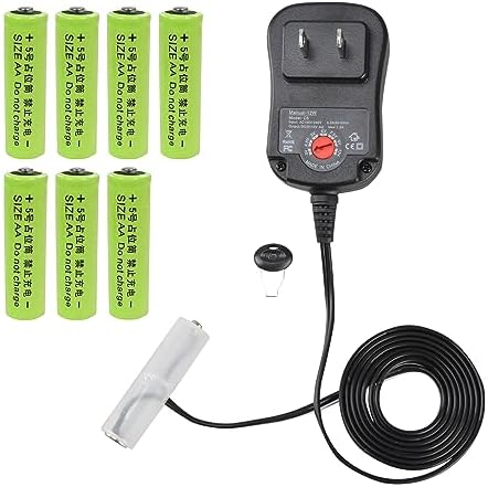 Universal Adjustable AC Power Supply Adapter: The Ultimate AAA Battery Replacement Solution for Toys and Electronics with Voltage Control and Fast Charging Features