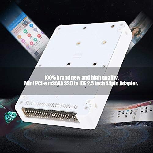 Transform Your Data Storage with Ciglow 2.5-Inch IDE Enclosure: High-Speed m SATA SSD to 44 Pin PATA Adapter – Compact, Lightweight & Overheating Protection for Seamless Connectivity
