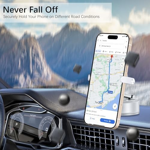 Upgrade Your Drive with the Next-Gen 2-in-1 Magnetic Car Phone Holder – Superior Grip & Versatile Hook Clip for All Smartphones – Effortless Hands-Free Navigation in Elegant Black for Enhanced Safety and Style