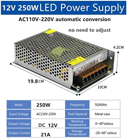 PHEVOS 12 A 5 V Universal Power Supply Adapter – High-Efficiency AC to DC Transformer for Raspberry Pi, CCTV, LED Lighting & Computer Projects – Reliable Power Solution with Safety Features for Enhanced Device Performance and Versatile Applications
