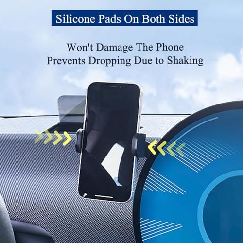 Upgrade Your Mini Cooper with the Persevere Car Phone Holder: Wireless Auto-Open/Close Charging for Circular Displays, Perfect Fit for 4-6.9” Smartphones, Enhanced Compatibility with F65, F66, J01, J05, F01 Models, Effortless Access and Fast Charging for Safe Navigation