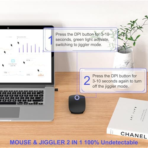 Sleek Silver Bluetooth Wireless Mouse for Mac Book Air & Pro – Ergonomic, Rechargeable, and Silent Tri-Mode Connectivity (2.4 G USB-C/USB-A, Bluetooth 5.2/3.0) for Ultimate Productivity on the Go