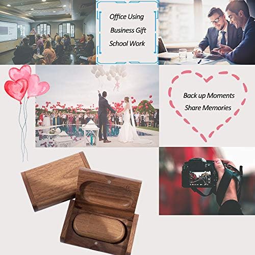 Elegant Maple Wood USB 3.0 Flash Drive – 32 GB Super-Speed Jump Drive Box by FEWINA, Perfect Gift for Photographers, Stylish Data Storage Solution for Weddings, Anniversaries, and Birthdays, Unique Wooden USB Stick with Enhanced Compatibility
