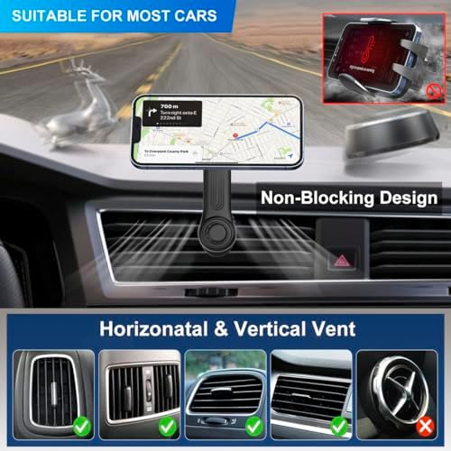 Ultimate 360° Adjustable Air Vent Car Phone Holder – Smart Universal Mount for Pop Socket Compatibility – Secure Grip for i Phone & Samsung – Effortless Installation for Enhanced Safety and Convenience on the Road