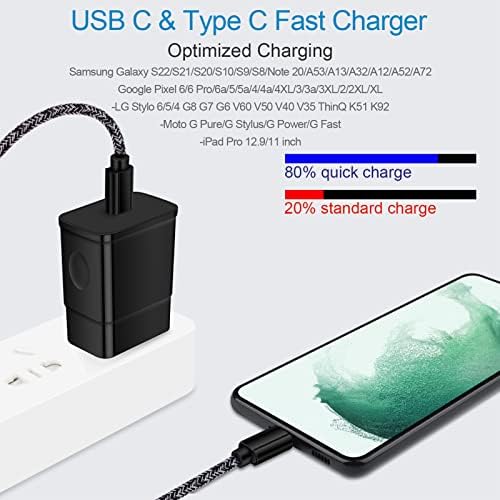 Rapid Charge Type C 25 W Samsung Galaxy Charger – Dual Port Car Charger with 60 W Output & USB C Cable for Ultimate Compatibility and Efficiency – Perfect for A Series, S Series, and On-the-Go Power Needs
