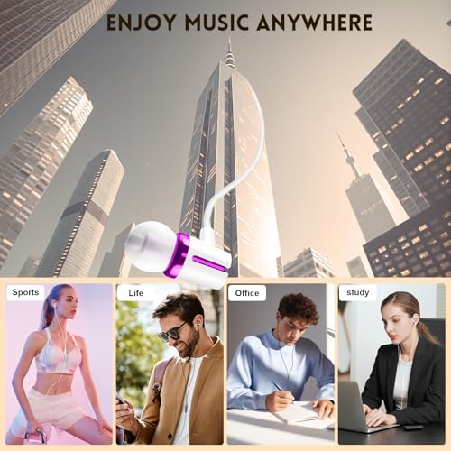 High-Performance Wired Earbuds with Microphone – 5-Pack Heavy Bass Headphones for Ultimate Sound Clarity | 3.5 mm Jack Earphones by Kirababy – Comfortable, Durable, and Versatile for Workouts, Commuting, and Home Use