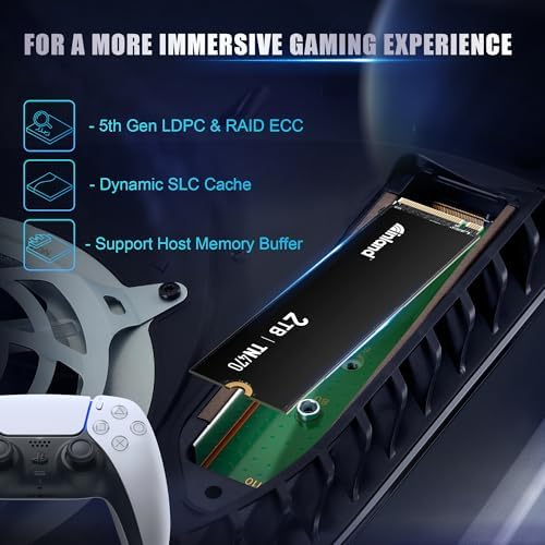 Elevate Your Performance with the INLAND TN450 500 GB NVMe M.2 PCIe Gen4 x4 Internal SSD – Unmatched 5,000 MB/s Speeds, 3 D NAND Technology for Ultimate Durability, Perfect Upgrade for Laptops & Desktops