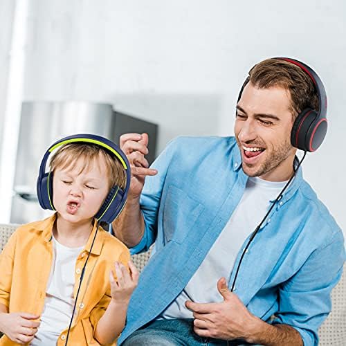 RORSOU R10 Over-Ear Headphones – Lightweight Hi-Fi Stereo Sound with Integrated Microphone for Crisp Bass and Clarity, 1.5 M Tangle-Free Cable, Perfect for Smartphones, Tablets, and PCs – Ultimate Comfort and Portable Design for Music Lovers on the Move