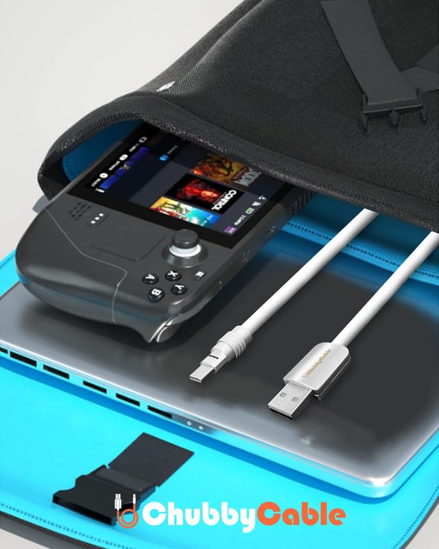 Ultimate 100 W USB Type C Fast Charging Cable for Steam Deck – 6.6 ft Durable Silicone Charger with Tangle-Free Design, Ideal for Gamers & Tech Lovers, Superior Power Delivery for All USB-C Devices