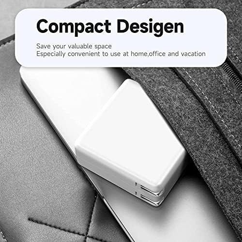 Ultra-Fast 96 W USB-C Charger for Mac Book Pro & Air – High-Efficiency Power Adapter with 5.9 ft Charge Cable – Compatible with All USB-C Devices Including i Pad Pro & More – Intelligent Smart IC Technology for Safe, Rapid Charging – Overload & Short Circuit Protection – Ideal for M1, M1 Pro, M1 Max & M2 Chip Laptops – Compact Design for Easy Portability – CE Certified for Quality Assurance and Long-Lasting Performance – Perfect for Home, Office, or Travel Use – Seamless Compatibility with Samsung Galaxy, Google Pixel, Nintendo Switch, and More – Charge Your Devices in Record Time with Reliable Power Delivery – Experience Enhanced Charging Speed and Efficiency Today!