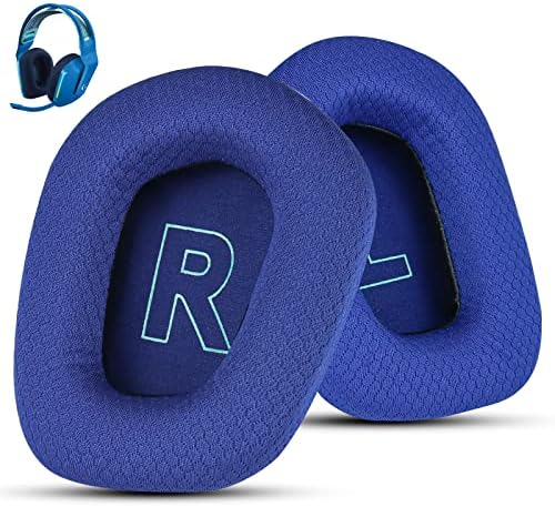 Upgrade Your Gaming with Premium Soft Mesh Ear Pads for Logitech G733 & G335 – Noise-Isolating Foam Enhances Comfort and Sound Quality (Black)