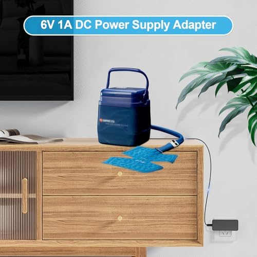 Ultra-Reliable 6 V DC Power Adapter – Optimal Charging Solution for Breg Polar Care Cube, Baby Monitors & AT&T Phones – 1 A Fast Charge for Consistent Device Performance – Essential Power Supply for Diverse Applications and Maximum Efficiency