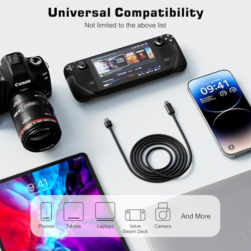 Elevate Your Device Connectivity with the Dbillion Da 10 ft USB C Cable – 90° Right-Angle Connector for Unmatched Comfort in Gaming and Multitasking, 60 W Rapid Charging & High-Speed Data Transfer Compatible with i Phone 15, Galaxy S23, Mac Book Pro & More! Durable Flexibility for Everyday Use!