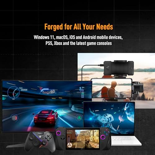 ASUS TUF Gaming A1 External M.2 NVMe SATA PCIe SSD Enclosure – Ultra-Fast USB-C Storage Solution with M.2 Q-Latch, IP68 Waterproof & Dustproof Design, Perfect for PS5 and Xbox Gamers, Enhanced Drop Resistance, Sleek Black Finish for Optimal Performance and Reliability