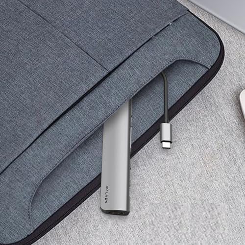 Transform Your Connectivity with the WALNEW 7-in-1 USB C Hub – 4 K HDMI Adapter, 100 W Power Delivery, and High-Speed Data Ports for Mac Book Pro, i Pad 10, Dell XPS & More – Ultimate Multiport Solution for Professionals and Creatives!