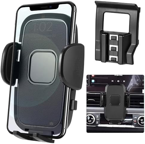 Premium Car Phone Holder Mount for Audi A4 (2017-2024) & A5 (2018-2024) – Custom Dashboard & Air Vent Bracket for 4.0″ to 7.0″ Smartphones – Enhanced Stability & Safety Features for Seamless Navigation and Hands-Free Use