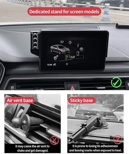 Car Phone Holder for 2021-2025 Audi Q5/2020-2025 A5/S5/RS5/20-25 A4/S4, 360° Rotation, 10.1 inch Screen Fixed Clip, Auto Accessories Navigation Bracket – Enhanced Compatibility and Speed