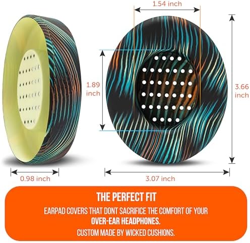 Upgrade Your Beats: WC Sweat Z Studio Earpad Covers for Studio 2 & 3 | Revolutionary Sweatproof Design, Effortlessly Washable, Perfect Fit | Unmatched Protection for Headphones & Enhanced Comfort