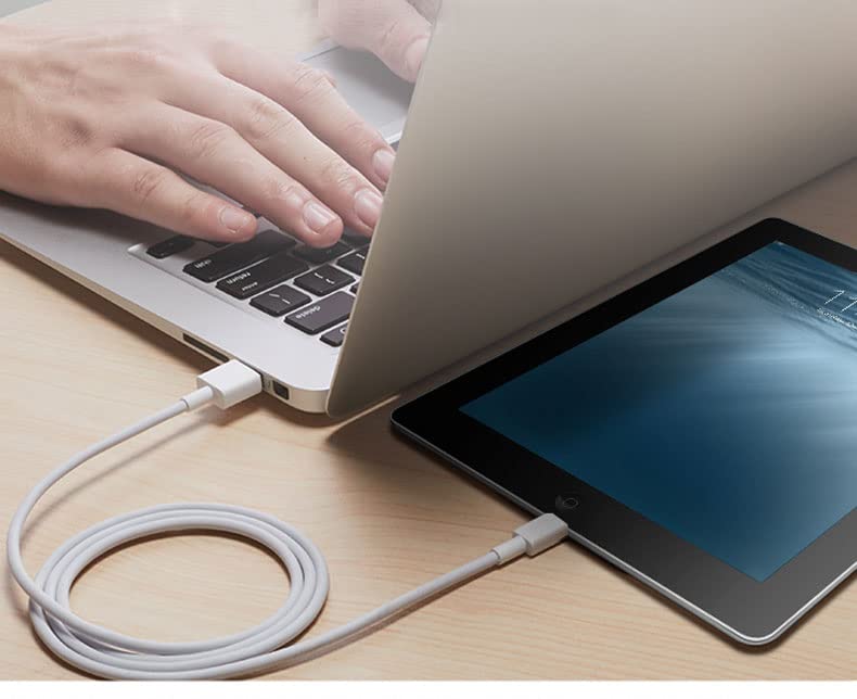 i Phone Car Play Cable Set (2-Pack) – Premium Dual USB A to USB C & Lightning Cables for Rapid Charging of i Phone 15/16 – Enhanced Durability & Portability for Effortless Connectivity to Music, Navigation, and Calls in Your Vehicle