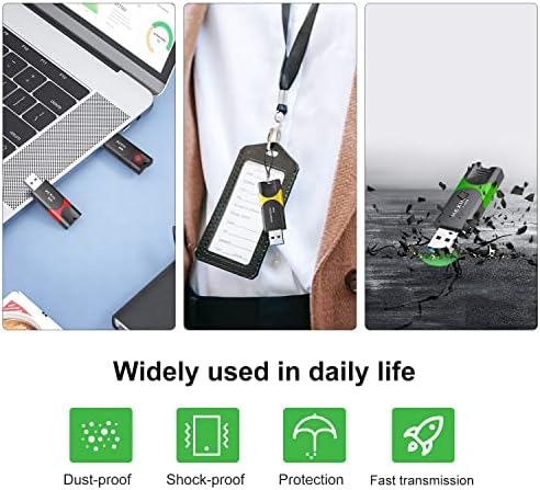 KEXIN 64 GB USB 3.0 Flash Drive 10-Pack – High-Speed, Reliable Data Storage for Photos, Videos & Files – Versatile Portable Memory Sticks Compatible with PCs, Laptops & Consoles – Perfect for Professionals & Students