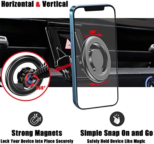 Toyota Corolla 2020-2024 Car Phone Holder – Magnetic Air Vent Mount for Secure Smartphone Navigation – Effortless Installation, No Residue, Enhanced Driving Safety – Universal Compatibility for All Smartphones – Ideal Dashboard Accessory