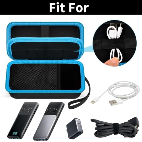 Compact Travel Case for Anker 727/Prime 6-in-1 USB C Charging Station – Ultimate Organizer for Cables and Accessories, Perfect for On-the-Go Power Needs, Durable Protection, Enhanced Compatibility, Efficient Storage Solution