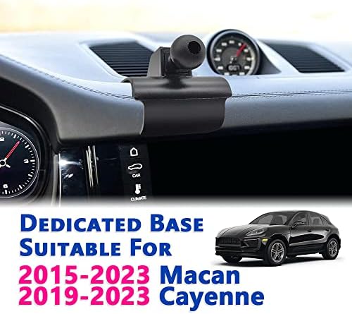 Porsche Macan & Cayenne Car Phone Mount – Thick Case Compatible Air Vent Holder for 2015-2023 Models – Secure, 360° Rotating Mobile Navigation Cradle for Ultimate Driving Convenience and Safety