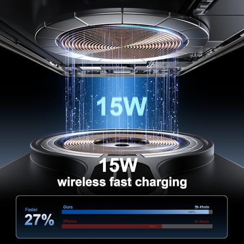 for Qi2 15W MagSafe Car Mount Charger,Dash & Vent Wireless Cars Mount Charger Phone Holder Mounts for iPhone 16/15/14/13/12, Galaxy S25, Fast Charging for Magnetic iPhone Car Accessories – Enhanced Compatibility and Speed