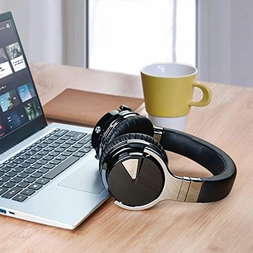 Silensys E7 Elite Wireless Over-Ear Headphones: Unmatched Active Noise Cancellation, Deep Bass Sound Experience, Luxurious Protein Ear Cushions, 30-Hour Battery Life – Your Perfect Bluetooth Companion for Travel, Work, and Daily Adventures in Elegant Black Design
