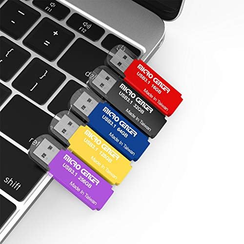 Micro Center Pro 512 GB USB 3.1 Gen1 Flash Drive – Ultra-Fast External Data Storage Solution for Professionals and Students – Compact Green Thumb Drive with Enhanced Compatibility for PCs, Laptops & Consoles