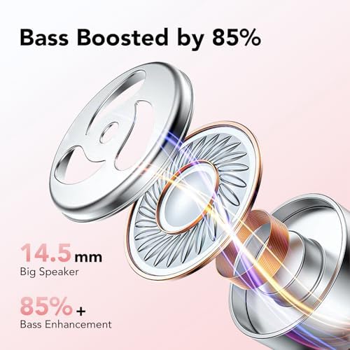 Unleash the Power of Sound with CASCHO Bluetooth 5.3 Wireless Earbuds – 60-Hour Playtime, Deep Bass Immersion, and IPX7 Waterproof Sports Design for Ultimate Active Lifestyle Compatibility with Android & i OS Devices