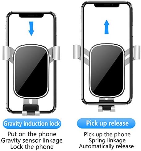 LUNQIN Ford F-150 Car Phone Holder (2021-2025) | Premium Mobile Cradle for Seamless Navigation & Hands-Free Calls | Vent-Mounted, Adjustable Design for All Smartphone Sizes | Secure Charging & Enhanced Visibility Accessory for Truck Interior