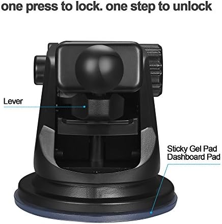 i Ottie Easy One Touch 3 Car Phone Mount for i Phone XS Max & Samsung Galaxy S Series – Premium Adjustable Viewing Angles with Strong Suction for Enhanced Safety & Universal Compatibility